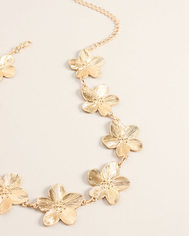 Lei It On Me Flower Chain Belt