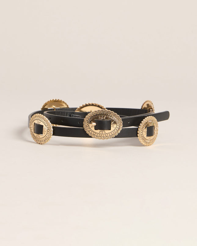 Lowkey Iconic Oval Concho Belt