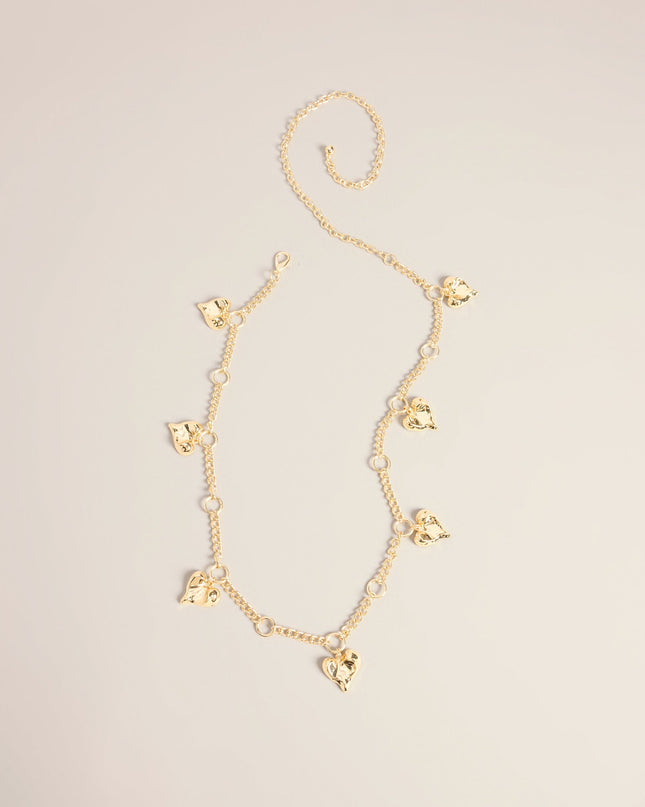 Love On Lock Heart Charm Chain Belt