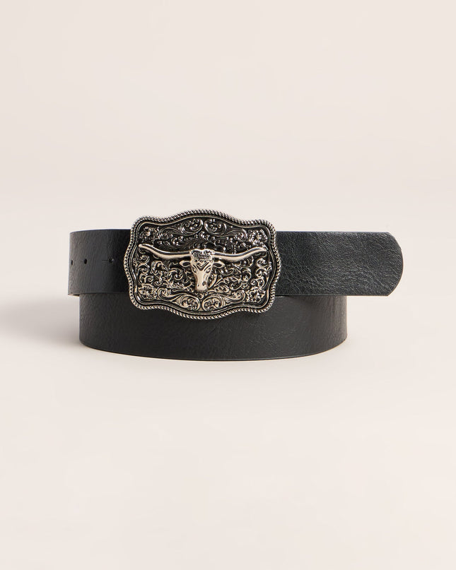 Desert Plans Longhorn Buckle Belt