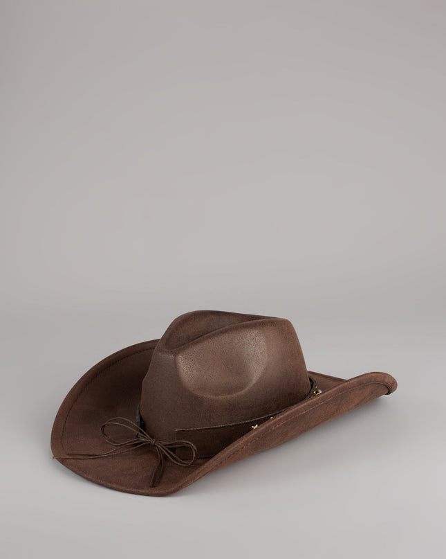 Desert Daydream Faux Leather Cowboy Hat