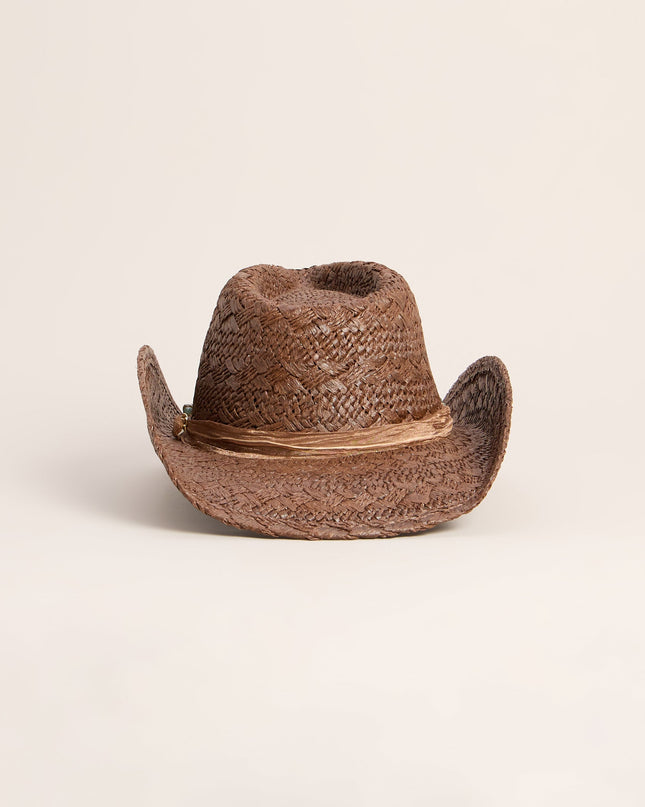 Desert Detail Beaded Cowboy Hat