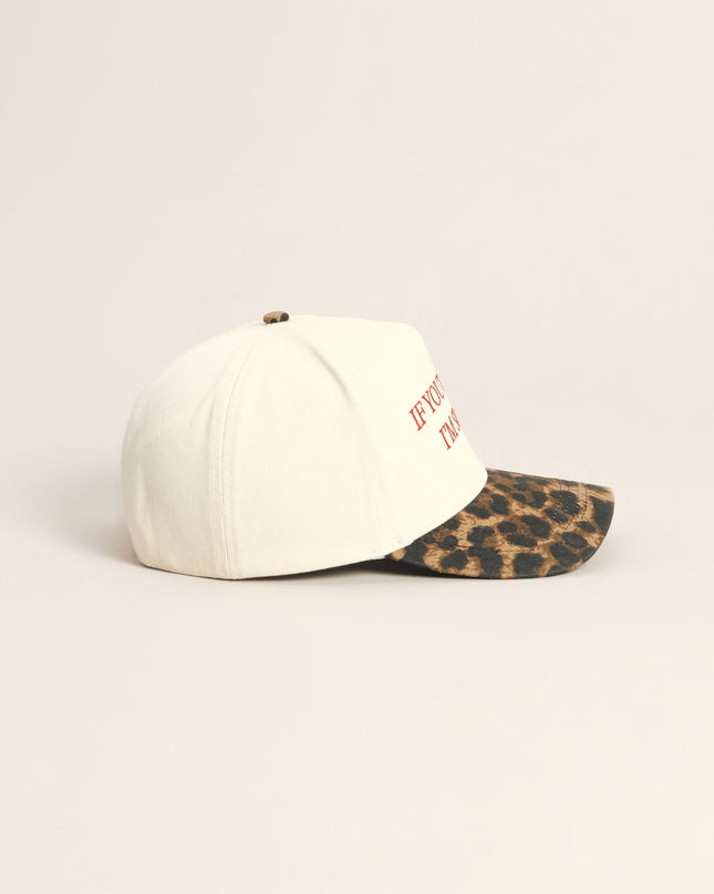 Rich Text Leopard Trucker Hat