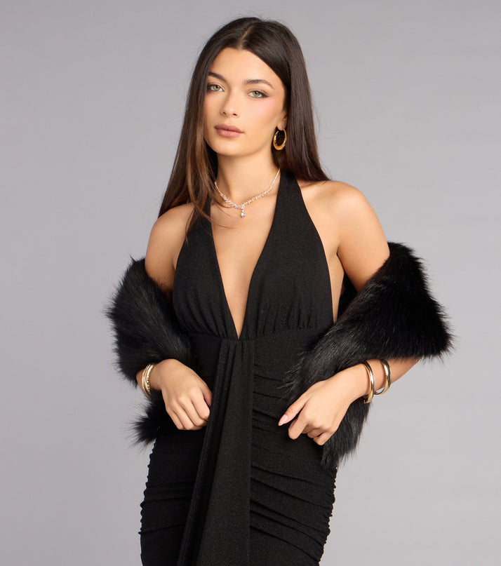 Ms. Diva Faux Fur Shawl