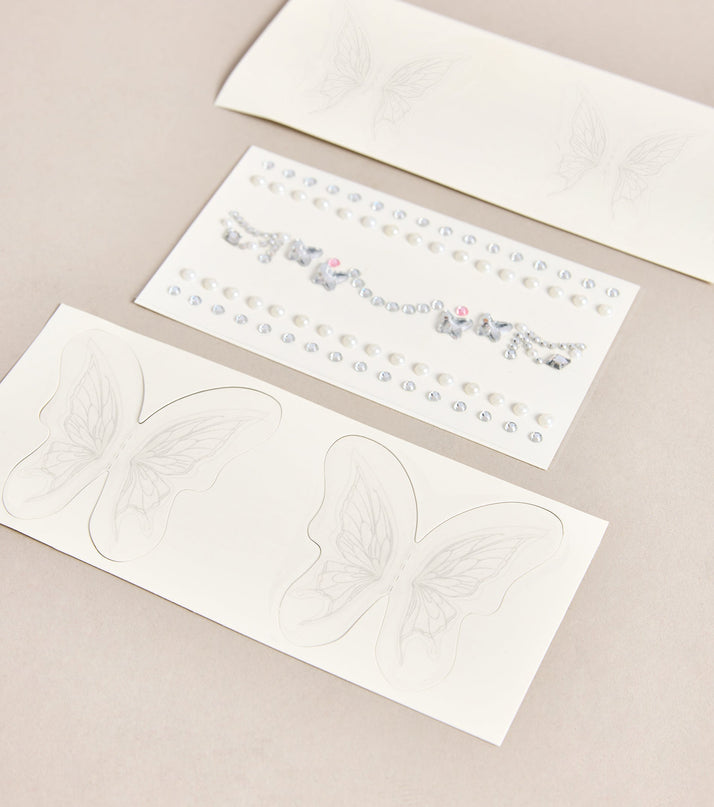 Starry Eyed Gem Stickers And Face Tattoos Set