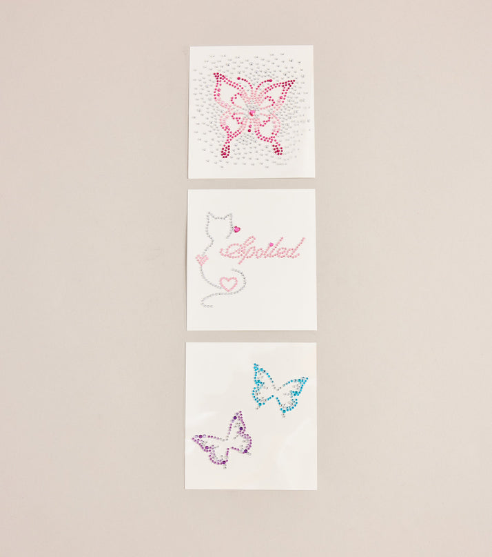 Flirty Little Details Rhinestone Stickers