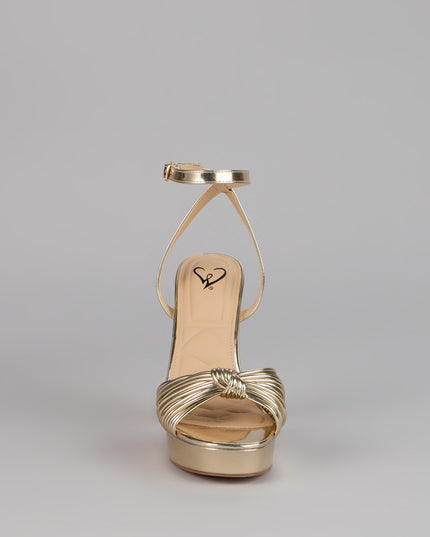 Extra Shine Platform Block Heels