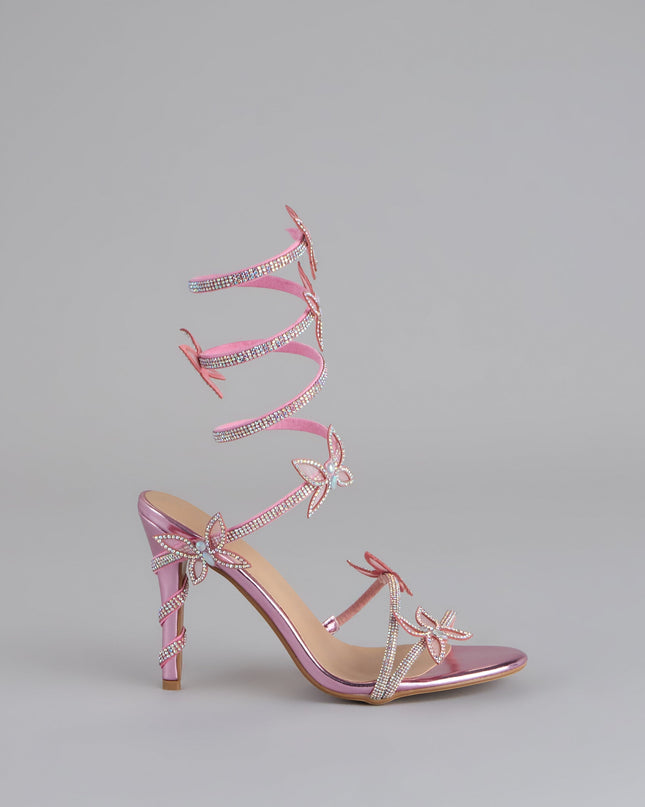 Extra Sparkle Butterfly Spiral Heels