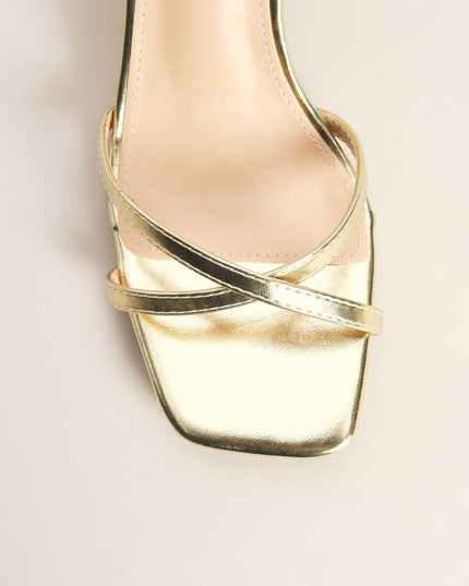 Plans Came Up Square Toe Kitten Heels