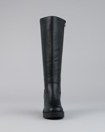 Style made simple with the Steppin Up Block Heel Knee High Boots, trendy women’s shoes that take your outfit from basic to bold in one step.